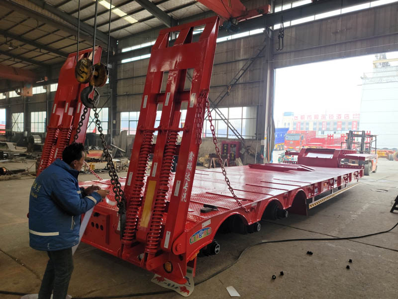 Crane Board Oversized Transport Semi-Trailers