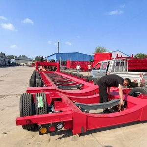 Export Special Oversized Multi-Axle Heavy-Duty Low Bed Semi-Trailers