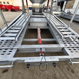 Central Asian Five Countries European-Style Car Carrier Cage Trailers