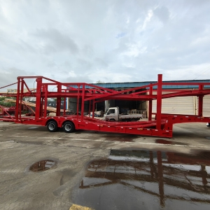 Central Asian Five Countries European-Style Car Carrier Cage Trailers